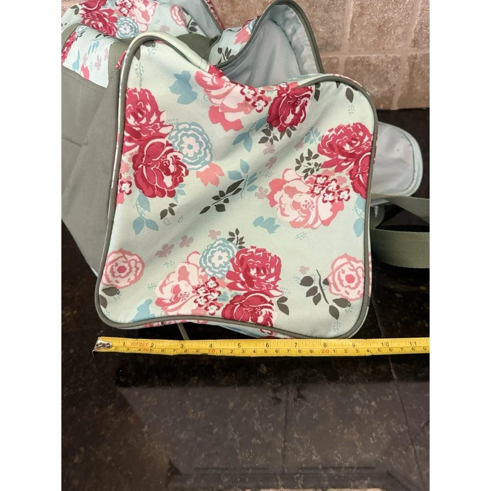 PB Pottery Barn Teen Duffle Gear Up Pool Garden Party Floral Travel‎ Weekender